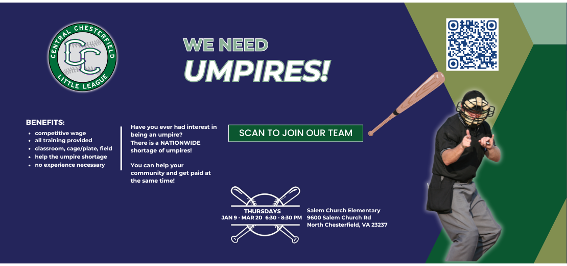 Umpires Needed