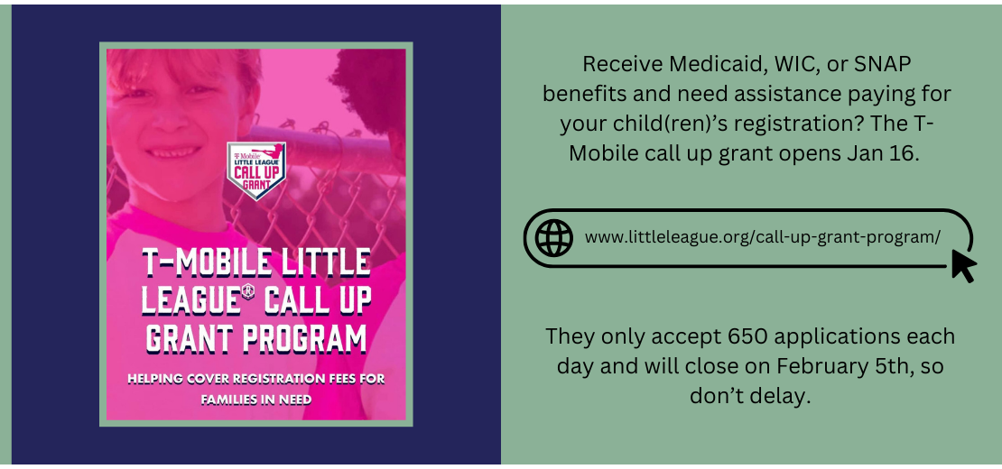 T-Mobile Call-Up Grant: Registration Fee Assistance